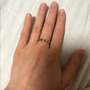 Rose gold ring